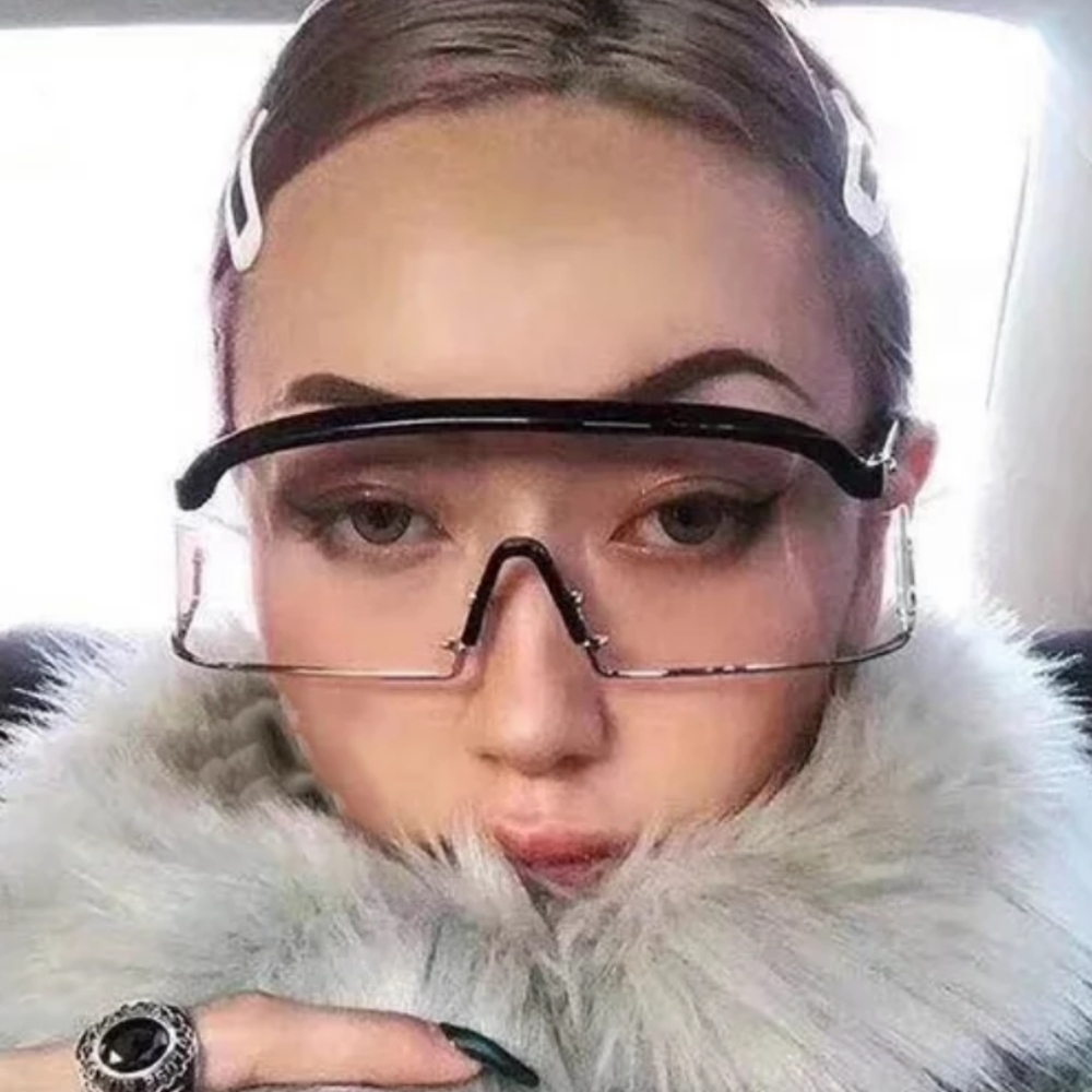 Oversized Wrap around glasses